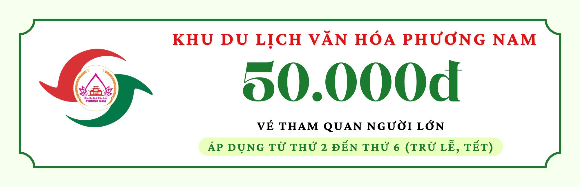 Vé tham quan người lớn ngày thường